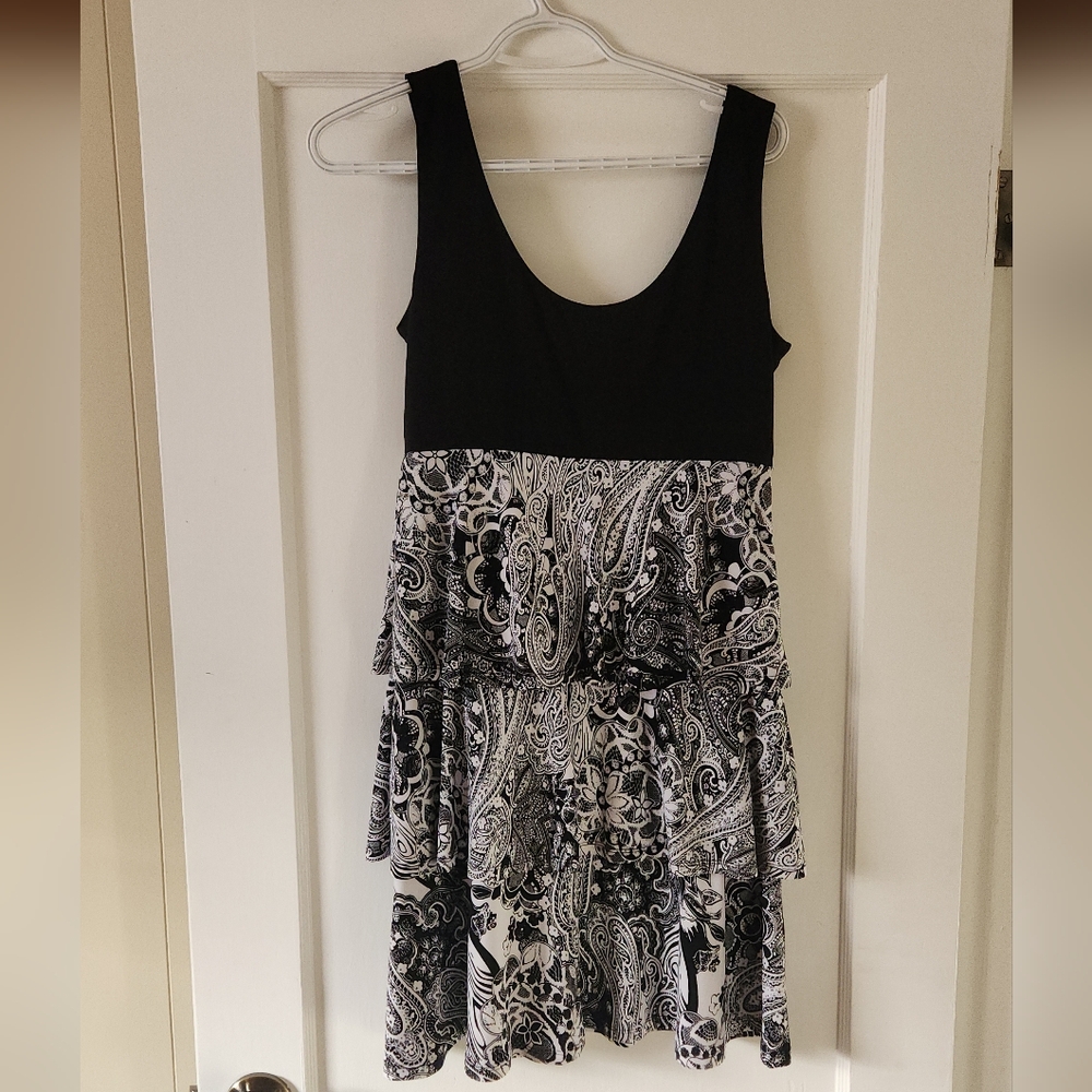 Sandra Darren mini layered dress